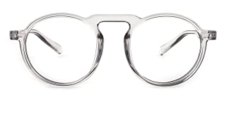 10111 Aisha Round grey glasses