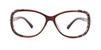 1496 Mavis Rectangle tortoiseshell glasses