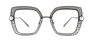 15472 Xela Rectangle black glasses