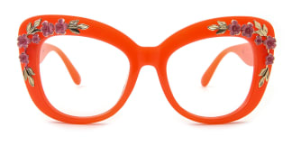 15650 tropic Cateye orange glasses