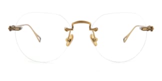 16096 Veeda Geometric gold glasses