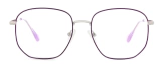 1761 Eleannore Geometric purple glasses