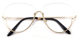 1789 Skylar Oval gold glasses