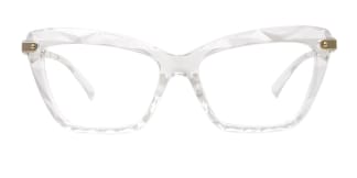 18041 Delfina Cateye clear glasses