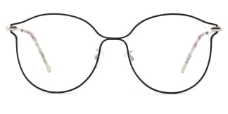 18043 Mignon Round silver glasses