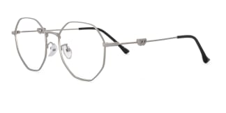 18045 Analise Geometric, silver glasses