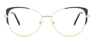 18441 Pamelia Cateye gold glasses