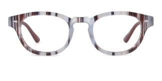 185110 jessie Oval brown glasses