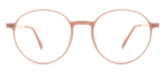 1897 Mandy Round brown glasses