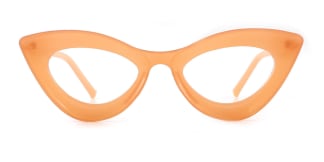 2034 Kalika Cateye orange glasses