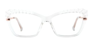 2046 Whalen Cateye clear glasses