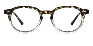 205140 Amina Oval floral glasses
