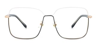 2068 Abu Rectangle white glasses
