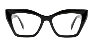 2167 Aderes Cateye black glasses