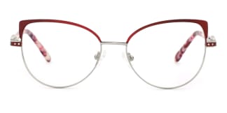 2171 Adey Cateye red glasses