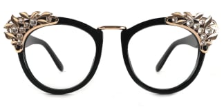 24651 Delia Cateye black glasses