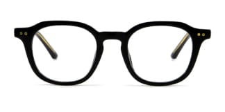 2557 Abrahams Geometric black glasses