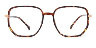 30102 Maya Geometric tortoiseshell glasses