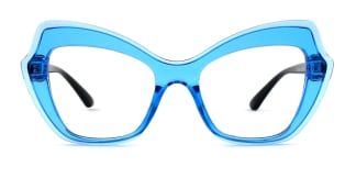 4361 Alfy Butterfly blue glasses