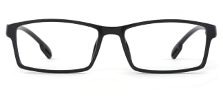 5071 Marvin Rectangle black glasses