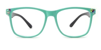 51142 Keir Rectangle green glasses
