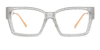 51261 Bethann Rectangle clear glasses