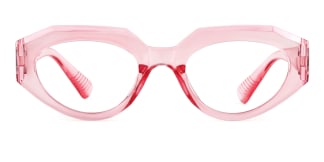 51821 Annabelle Geometric pink glasses