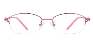 6020 Kiran Oval pink glasses