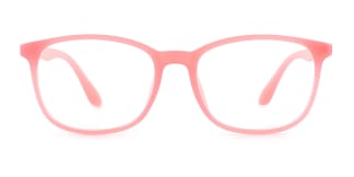 6175 Isleta Rectangle pink glasses