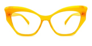 62604 Isabis Cateye,Butterfly yellow glasses