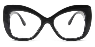 6951 Robena Cateye, black glasses