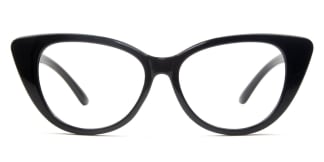 7352 Anne Cateye black glasses