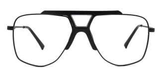 7484 Obharnait Aviator black glasses