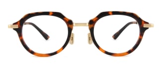 77021 Alyson Geometric tortoiseshell glasses