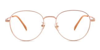 79805 Mimi Oval orange glasses
