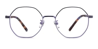 80018 Annamarie Geometric purple glasses