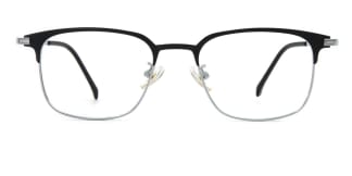 86114 Ulric Rectangle silver glasses