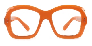 86313 Regina Rectangle orange glasses