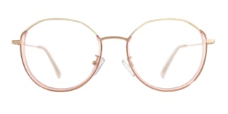 88251 Ianthe Round pink glasses