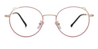 8881 Angil Cateye,Round pink glasses