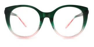 9080 Chauncey Cateye green glasses