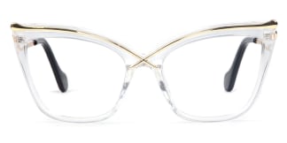 92107 Lacey Cateye clear glasses