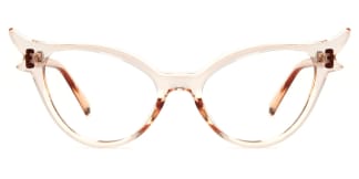92136 Fawn Cateye brown glasses