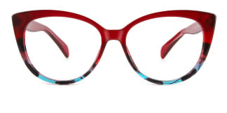 92372 Ami Cateye red glasses