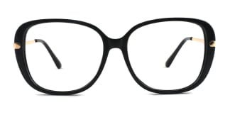93312 Tatum Rectangle black glasses