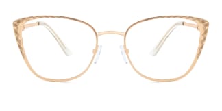 95667 Birgitta Cateye gold glasses