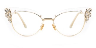 97329 Moana Cateye clear glasses