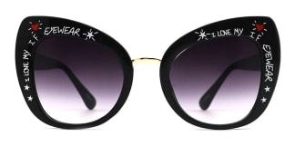 97656-1 Magda Cateye black glasses