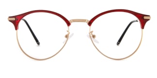 98003 Alyce Round red glasses