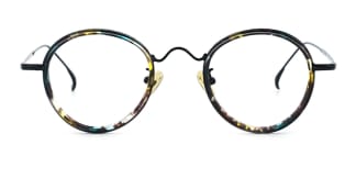 99015 Adamma Round tortoiseshell glasses